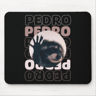 Grappige Viral Pedro Dancing Raccoon Meme Pedro Muismat