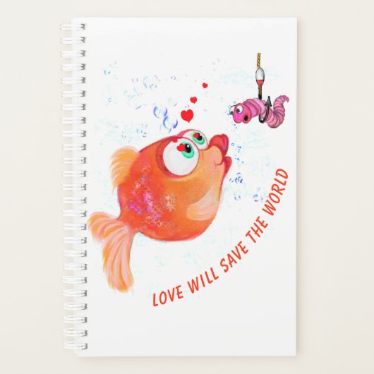 Grappige Vis en Worm Planner (Voorkant)