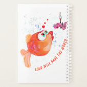 Grappige Vis en Worm Planner (Achterkant)