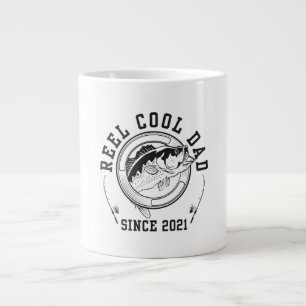 Grappige Vis Quote Reel Cool Vader Sinds 2021 Extra Grote Beker