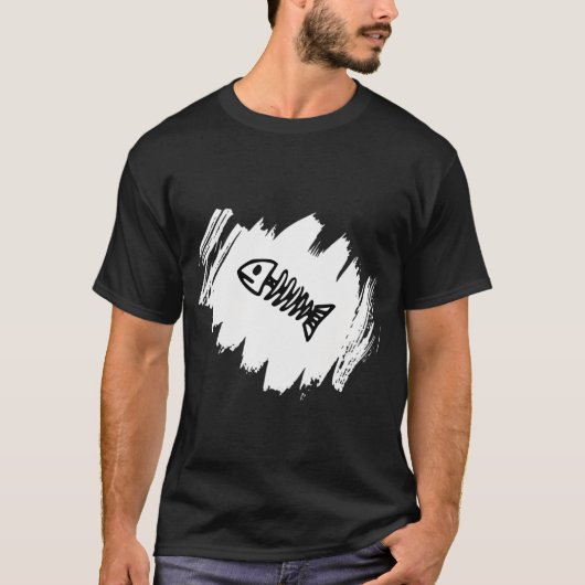 Grappige vis t-shirt (Voorkant)