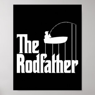 Grappige Visgrappen Meme Van De Rodfather Visserss Poster