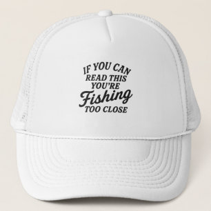 Grappige Visquote "Als Je Dit Kan Lezen Ben Je V Trucker Pet