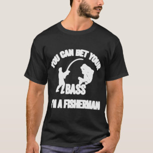 Grappige Vissen Je Kunt Er Op Wedden Dat Mijn Baar T-shirt