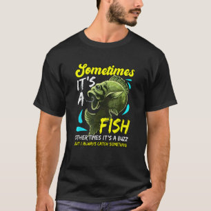 Grappige vissen voor mannen Volwassenen humor cade T-shirt