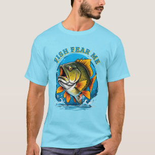 Grappige Vissen Vreezen Mij Visser Sport T-shirt