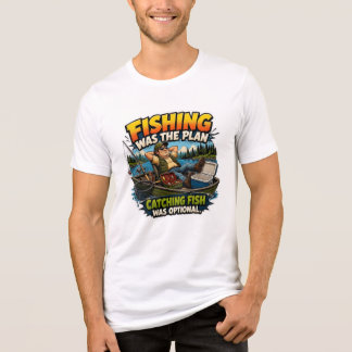 Grappige Vissen Was Het Plan Vangen Van Vissen Was Tri-Blend Shirt