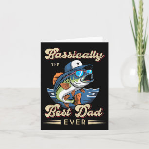 Grappige Visser Beste Papa Ooit B Vissen Vaderdag Kaart