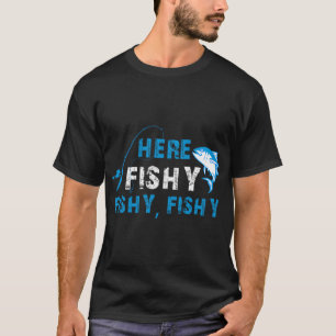 Grappige Visser HierVisVisVis Vissen T-shirt