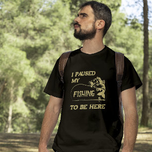 Grappige visser - Ik heb mijn Gevist om hier te zi T-shirt