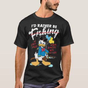 Grappige Visser Vader Ik Had Liever Gevist T-shirt