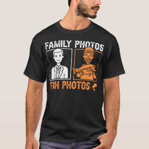 Grappige Visser Vis Foto's Sarcastisch Baars Henge T-shirt