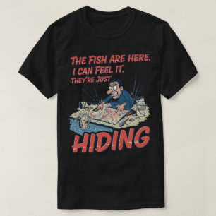 Grappige Visser Vissen Verstoppen Samenzwering T-shirt