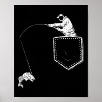Grappige Visser Visserij Zak T-shirt Voor Vader