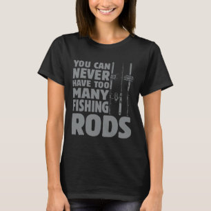 Grappige Visser Vissersstok Ontwerp Voor Visliefhe T-shirt