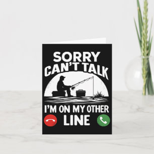 Grappige Visser Voor Vaderdag Visser Vader  Kaart