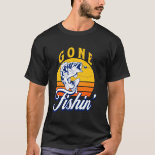 Grappige Visser Weg Vissen Vissen T-shirt