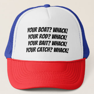 Grappige vissershoed trucker pet
