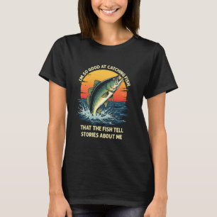 Grappige visverhalen - Vissen vertellen verhalen T-shirt