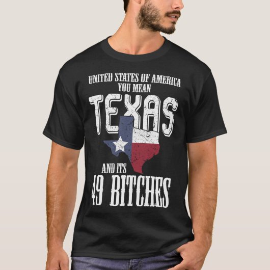 Grappige Vlag van de VS Verenigde Staten van Ameri T-shirt (Voorkant)