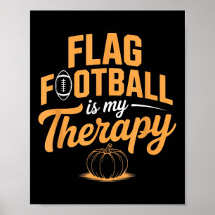Grappige Vlaggen Football _ Vlaggen Football Thera Poster