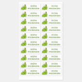 Grappige vleesetende werper planten gepersonalisee labels (Vel)