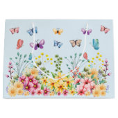 Grappige vlinders Happy Easter Day Groot Cadeauzakje (Voorkant)