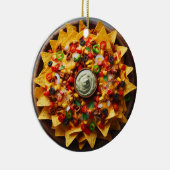 Grappige voedselwoordspeling | Nacho Gemiddelde Ke Keramisch Ornament (Rechts)