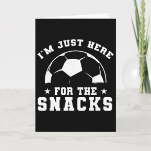 Grappige Voetbal, Ik Ben Hier Gewoon Voor De Snack Kaart