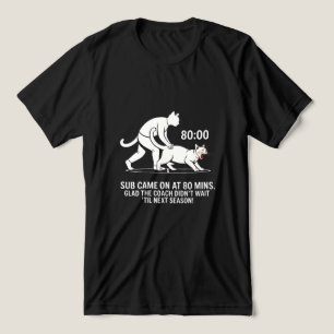 Grappige Voetbal Kat voor Voetbal Fans & Trainers Tri-Blend Shirt