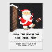 Grappige Voetbal Kerstkaarten (Voorkant)