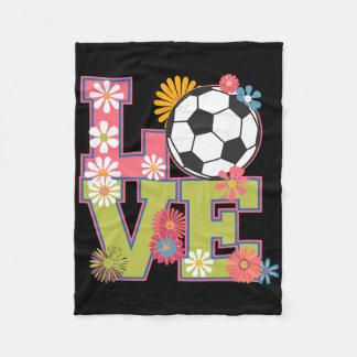 Grappige Voetbal Kunst Voor Vrouwen Meisjes Voetba Fleece Deken