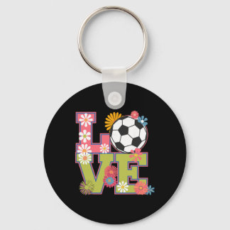 Grappige Voetbal Kunst Voor Vrouwen Meisjes Voetba Sleutelhanger