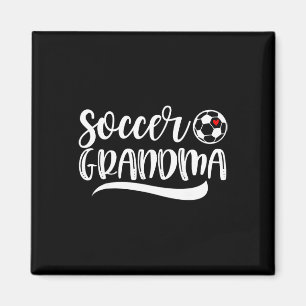 Grappige Voetbal Oma Voetbal Liefhebber Moederdag Magneet