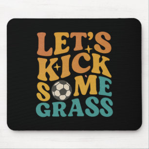Grappige Voetbal Retro Vintage Laten we wat Gr tra Muismat