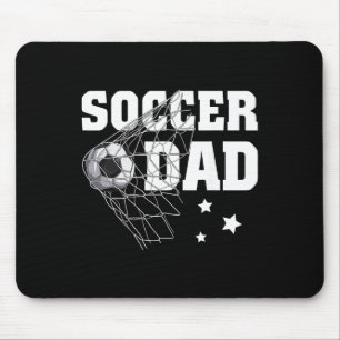 Grappige Voetbal Vader Papa Voetbal Sport Liefhebb Muismat
