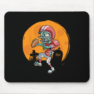 Grappige Voetbal Zombie Speler Halloween Voetbal S Muismat