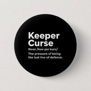 Grappige Voetbaldefinitie Voetbalspeler Coach Keep Ronde Button 5,7 Cm