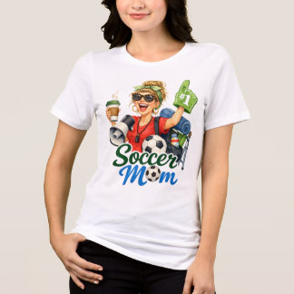 Grappige Voetbalmoeder  Tri-Blend Shirt