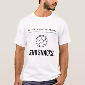 Grappige Voetbalmoeder Voedde Een Voetballer Stuur T-shirt