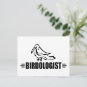 Grappige Vogel Briefkaart (Staand voorkant)