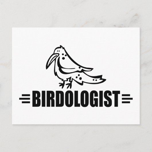 Grappige Vogel Briefkaart (Voorkant)