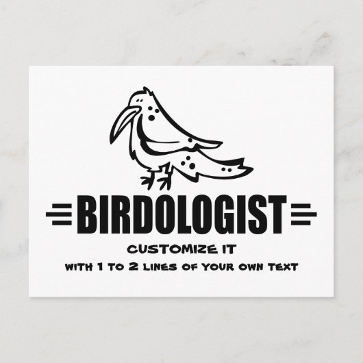 Grappige Vogel Briefkaart (Voorkant)
