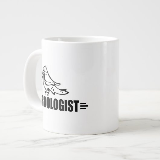 Grappige Vogel Jumbo Beker (Voorkant links)