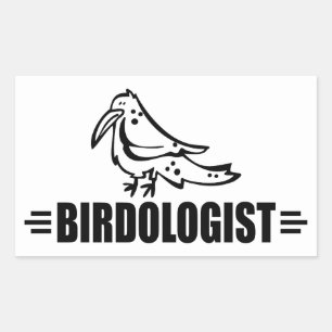 Grappige Vogel Rechthoekige Sticker