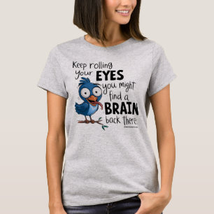 Grappige Vogel Sarcastische Citaat Grafisch T-shirt