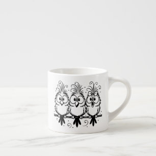 Grappige Vogels Cartoon-56456 Espresso Kop
