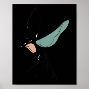 Grappige vogels kijken vogels bekijken ik spuug ni poster