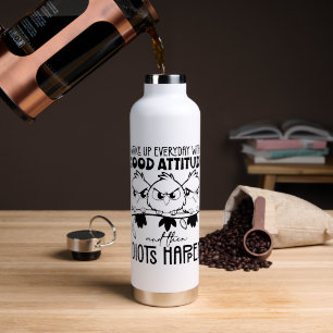 Grappige Vogels Quotes Cadeaus voor Idioten Waterfles