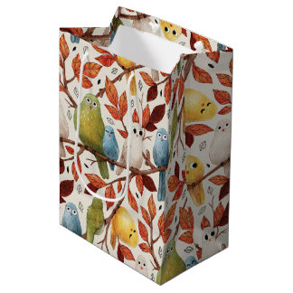 Grappige vogels (Spring Wood) Medium Cadeauzakje
